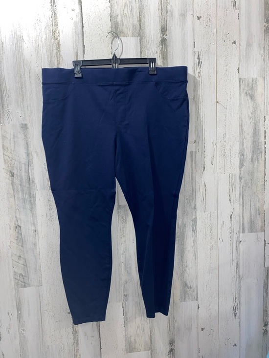 Terra & Sky Pants - 0409 Terra & Sky Navy Stretch Pull-On Pants